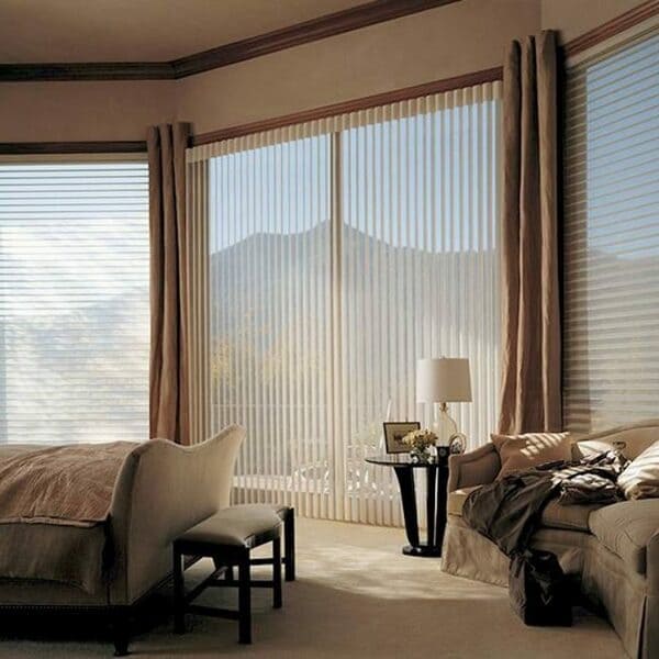 Жалюзи на большое окно